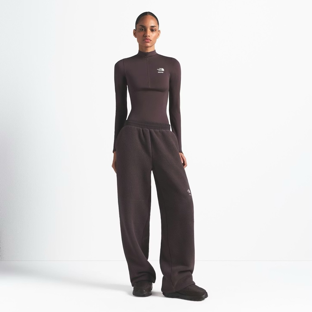 THE NORTH FACE X SKIMS 1995 DENALI FLEECE STRAIGHT LEG PANT PHOENIX SMALL